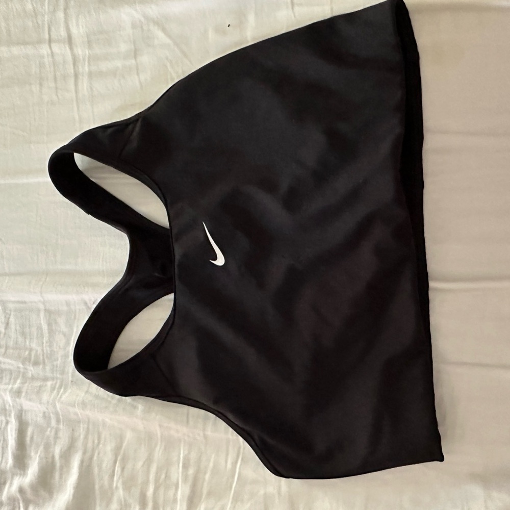Nike Black and White Sports Bra